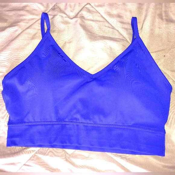 Zenana NWOT Royal Blue Bralette - Picture 2 of 4
